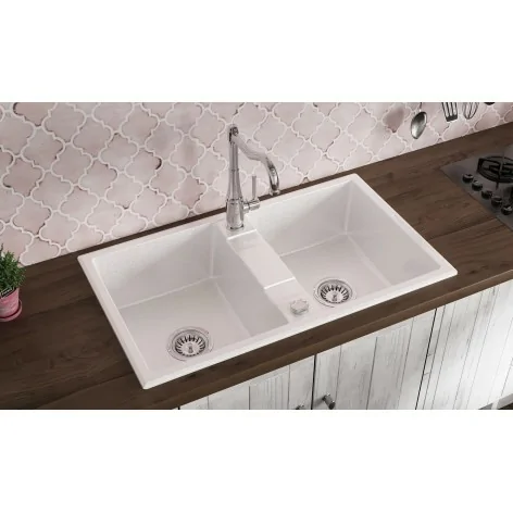 5908212086070 DEANTE Tamizo Bateria kuchenna z prostokątną wylewką Chrom BQT_063M sklep baterie