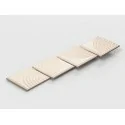 5902610553387 PARADYŻ Neve Creative Beige Ściana Struktura B Mat 19,8x19,8 20x20 wyprzedaż magazynowa