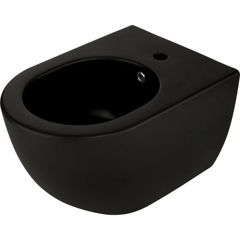 5907650874621 DEANTE Peonia Bidet Wiszący Czarny / Nero CDE_NBPW Miska bidetowa czarny mat