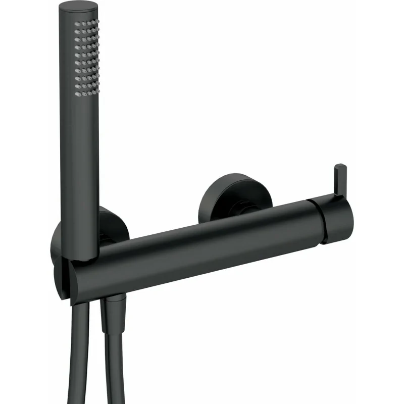 5907650818540 DEANTE Silia Bateria Prysznicowa z Zestawem Prysznicowym Czarna Nero BQS_N41M Sklep Baterie