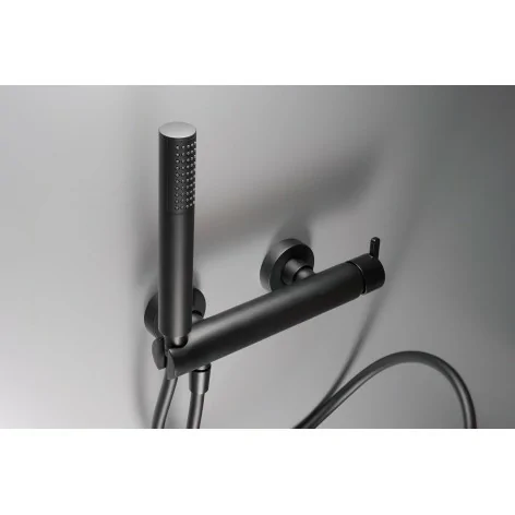 5907650818540 DEANTE Silia Bateria Prysznicowa z Zestawem Prysznicowym Czarna Nero BQS_N41M Sklep Baterie