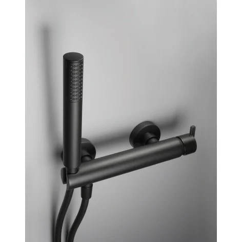 5907650818540 DEANTE Silia Bateria Prysznicowa z Zestawem Prysznicowym Czarna Nero BQS_N41M Sklep Baterie