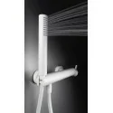 5907650858409 Sklep Baterie DEANTE Silia Bateria Prysznicowa z Zestawem Prysznicowym Biała Bianco BQS_A41M