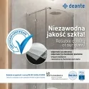 5907650837312 DEANTE Prizma Parawan Nawannowy 100x140 cm Chrom KTJ_073R Sklep Baterie Ceramika Łazienkowa
