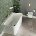 5907650819271 DEANTE Anemon Zestaw WC podtynkowy 6 w 1 Złoto + Biały CDZZ6ZPW Stelaż Podtynkowy