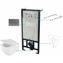 5907650849254 DEANTE Anemon Zestaw WC podtynkowy 6 w 1 Titanium + BIały CDZT6ZPW stelaż podtynkowy