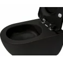 5907650820437 DEANTE Peonia Miska WC Wisząca z Deską Bezkołnierzowa Czarna Nero CDEDNZPW MISKI WC