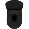 5907650820437 DEANTE Peonia Miska WC Wisząca z Deską Bezkołnierzowa Czarna Nero CDEDNZPW MISKI WC