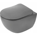 5907650820505 DEANTE Peonia Miska WC Wisząca z Deską Bezkołnierzowa Antracyt Titanium CDEDDZPW MISKI WC