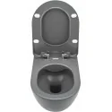 5907650820505 DEANTE Peonia Miska WC Wisząca z Deską Bezkołnierzowa Antracyt Titanium CDEDDZPW MISKI WC