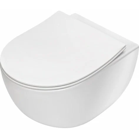 5907650877479 DEANTE Peonia Miska WC Wisząca z Deską Bezkołnierzowa Biała CDED6ZPW MISKI WC