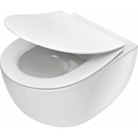 5907650877479 DEANTE Peonia Miska WC Wisząca z Deską Bezkołnierzowa Biała CDED6ZPW MISKI WC