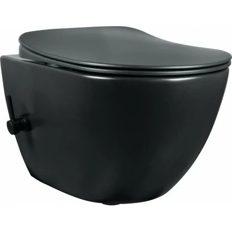 5907650829966 DEANTE Peonia Miska WC Wisząca z Funkcją Bidetu - z Baterią Mieszaczową Czarna Nero CBP_NWPW