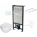 5908212097601 DEANTE Peonia Zestaw WC Podtynkowy 6 w 1 Biały CDEA6ZPW Sklep baterie Stelaże Podtynkowe Miski WC