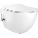 5908212098103 DEANTE Peonia Miska WC Wisząca z Funkcją Bidetu - z Baterią Mieszaczową Biała CBP_6WPW