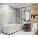 5908212067314 DEANTE Peonia Zestaw WC Podtynkowy 6 w 1 Chrom + Biały CDES6ZPW Miski WC Stelaże Podtynkowe