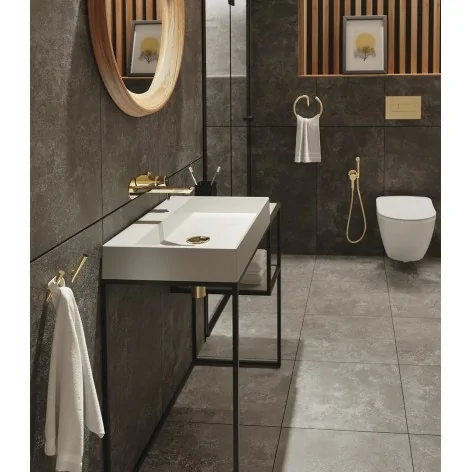 5907650811190 DEANTE Peonia Zestaw WC podtynkowy 6 w 1 Złoty + Biały CDEZ6ZPW Miski WC Stelaże podtynkowe