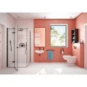 5908212068342 DEANTE Vital Zestaw WC podtynkowy 6 w 1 Chrom + Biały CDVS6WPW Miski WC dla niepełnosprawnych