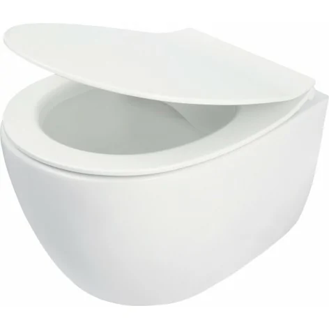 5907650813248 DEANTE Silia Miska WC Wisząca z Deską Bezkołnierzowa Biała CDLD6ZPW Miski WC