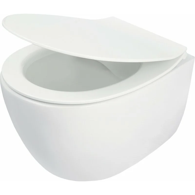 5907650813248 DEANTE Silia Miska WC Wisząca z Deską Bezkołnierzowa Biała CDLD6ZPW Miski WC