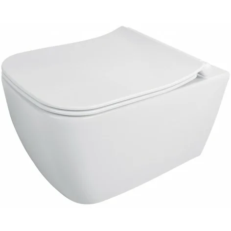 5907650813231 DEANTE Hiacynt NEW Miska WC Wisząca z Deską Bezkołnierzowa Biała CDYD6ZPW MISKI WC Stelaże podtynkowe