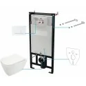 5907650819387 DEANTE Hiacynt New Zestaw WC Podtynkowy 6 w 1 Biała Biała CDYA6ZPW Miski WC Stelaże podtynkowe