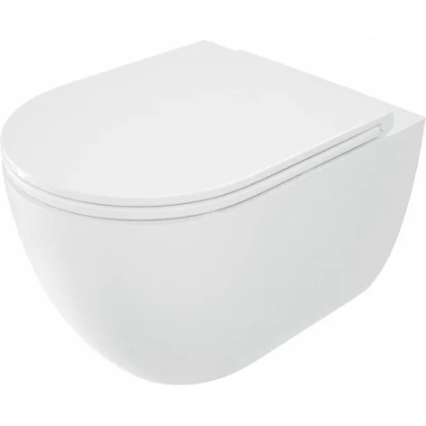 5907650863564 DEANTE Round Miska WC z Deską Bezkołnierzowa Biała CGRD6ZPW MISKI WC