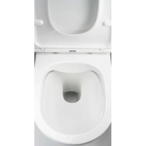 5907650863564 DEANTE Round Miska WC z Deską Bezkołnierzowa Biała CGRD6ZPW MISKI WC