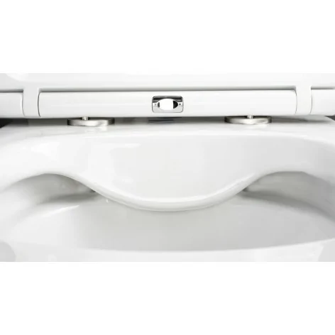 5907650863564 DEANTE Round Miska WC z Deską Bezkołnierzowa Biała CGRD6ZPW MISKI WC