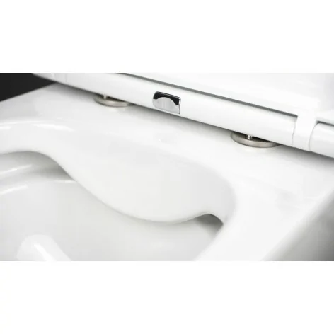 5907650863564 DEANTE Round Miska WC z Deską Bezkołnierzowa Biała CGRD6ZPW MISKI WC