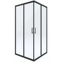 5908212090336 DEANTE Funkia Kabina Prysznicowa Kwadratowa 90 cm Nero + Szkło Transparentne KYC_N41K