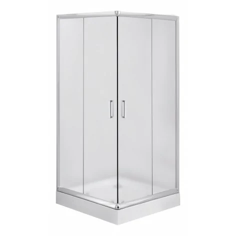 5908212008799 DEANTE Funkia Kabina Prysznicowa Kwadratowa 90 cm Chrom + Szkło Szronione KYC_641K