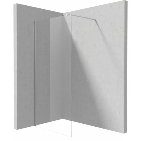 5908212087428 DEANTE Kerria Plus Ścianka Prysznicowa 100 cm Chrom + Szkło Transparentne KTS_030P