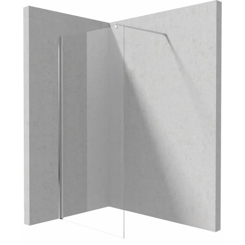 5908212087428 DEANTE Kerria Plus Ścianka Prysznicowa 100 cm Chrom + Szkło Transparentne KTS_030P