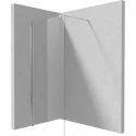 5908212087411 DEANTE Kerria Plus Ścianka Prysznicowa 90 cm Chrom + Szkło Transparentne KTS_039P