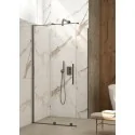 5907650839439 DEANTE Prizma Ścianka Prysznicowa Walk-in 80 cm Titanium + Szkło Transparentne KTJ_D38P