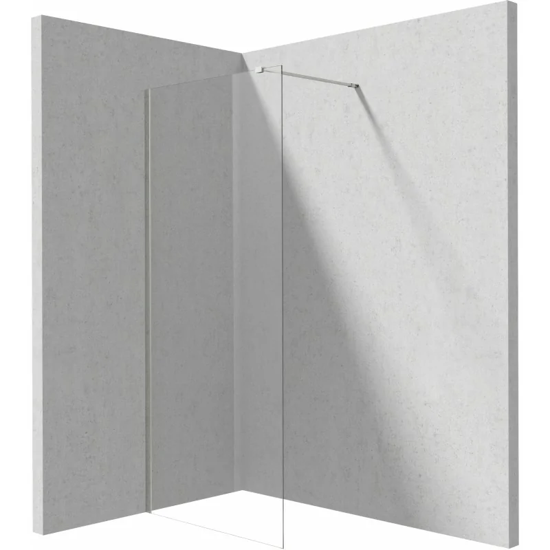 5907650839330 DEANTE Prizma Ścianka Prysznicowa Walk-in 80 cm Chrom + Szkło Transparentne KTJ_038P