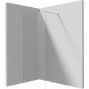 5907650839347 DEANTE Prizma Ścianka Prysznicowa Walk-in 90 cm Chrom + Szkło Transparentne KTJ_039P