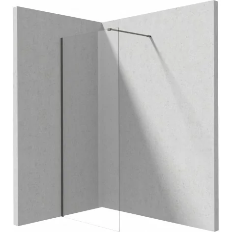 5907650839446 DEANTE Prizma Ścianka Prysznicowa Walk-in 90 cm Titanium + Szkło Transparentne KTJ_D39P