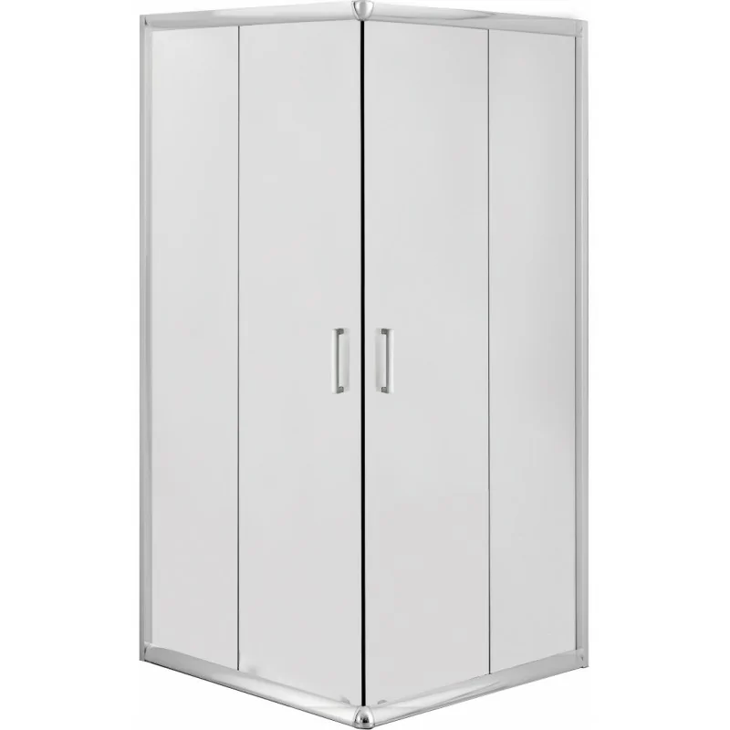 5908212008775 DEANTE Funkia Kabina Prysznicowa Kwadratowa 80x80 cm Chrom + Szkło Szronione KYC_642K
