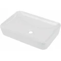 5908212061893 DEANTE Tess Umywalka Ceramiczna Nablatowa - 60x40 cm Biała CDS_6U6S