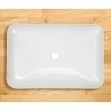 5908212061893 DEANTE Tess Umywalka Ceramiczna Nablatowa - 60x40 cm Biała CDS_6U6S