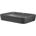 5908212095140 DEANTE Tess Umywalka Ceramiczna Nablatowa - 60x40 cm Antracyt Titanium CDS_DU6S