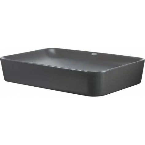5908212095140 DEANTE Tess Umywalka Ceramiczna Nablatowa - 60x40 cm Antracyt Titanium CDS_DU6S