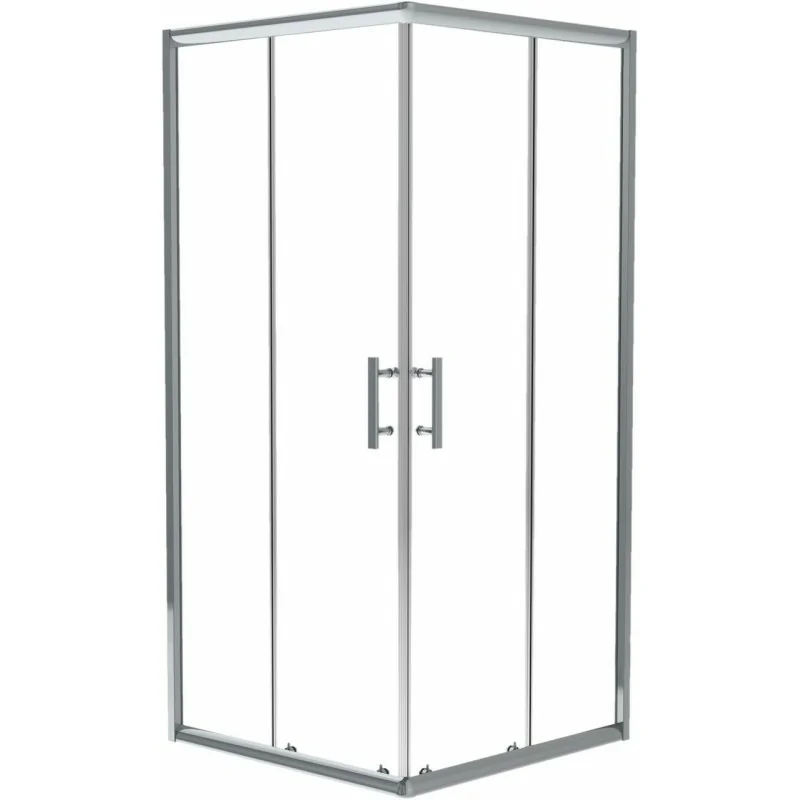 5907650879015 DEANTE Jasmin Plus Kabina Prysznicowa Kwadratowa 90 cm Chrom + Szkło Transparentne KTJ_041P
