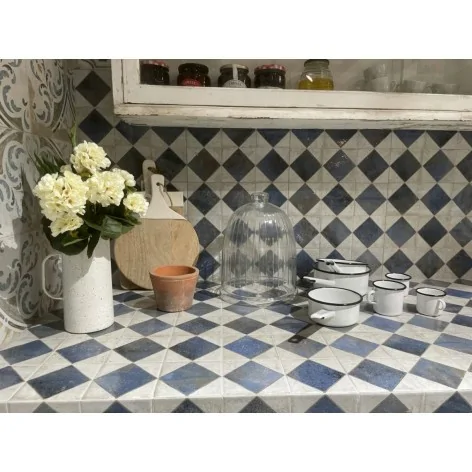 8434408401657 Sklep Płytki PERONDA FS Arles Blue LT Płytka Podłogowa Patchwork 33x33 hiszpańskie płytki patchworkowe