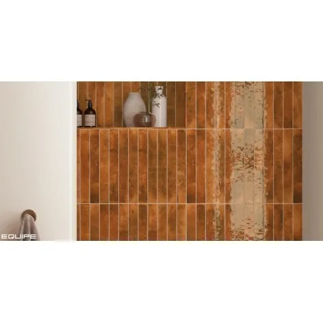 8435081415573 Sklep Płytki Cegiełki EQUIPE Bali Ginger Płytka Ścienna Cegiełka Połysk 5x40 ścienne łazienkowe cegiełka kafelki