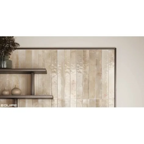 8435081415535 Sklep Płytki Flizy Glazura EQUIPE Bali Almond EQ 31547 Płytka Ścienna Cegiełka Połysk 5x40 kafelki cegiełki