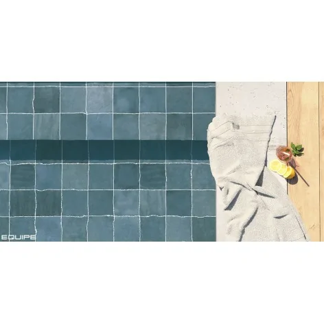 8435081415719 EQUIPE Spa&Pools Colonial Blue EQ 31565 Płytka Cegiełka Połysk 15x15 G1