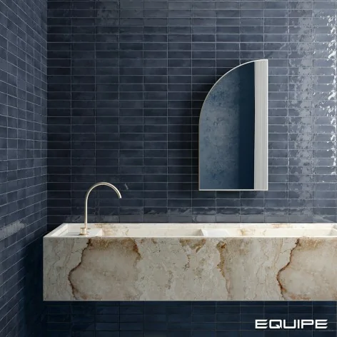 8435404953133 Sklep płytki EQUIPE Coco Blue Night Gloss EQ 27988 Płytka Cegiełka Połysk 5x15